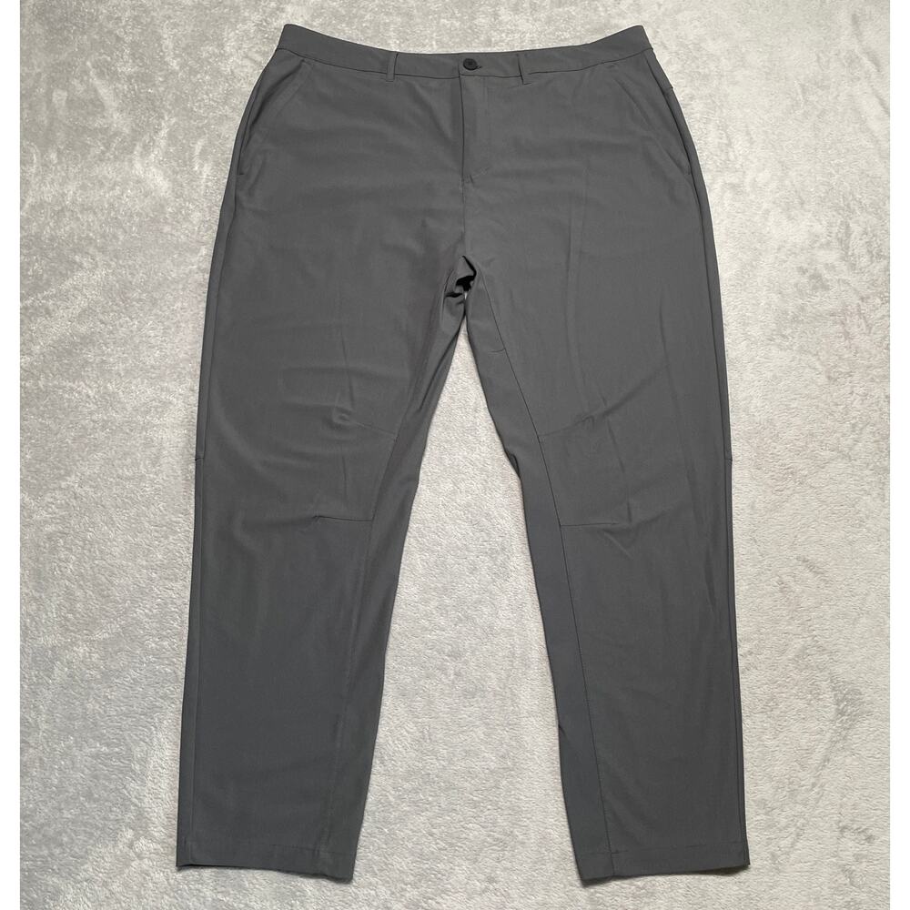 Legends Pants Mens 38 Grey Aviation Trouser Performance Stretch Smart Casual